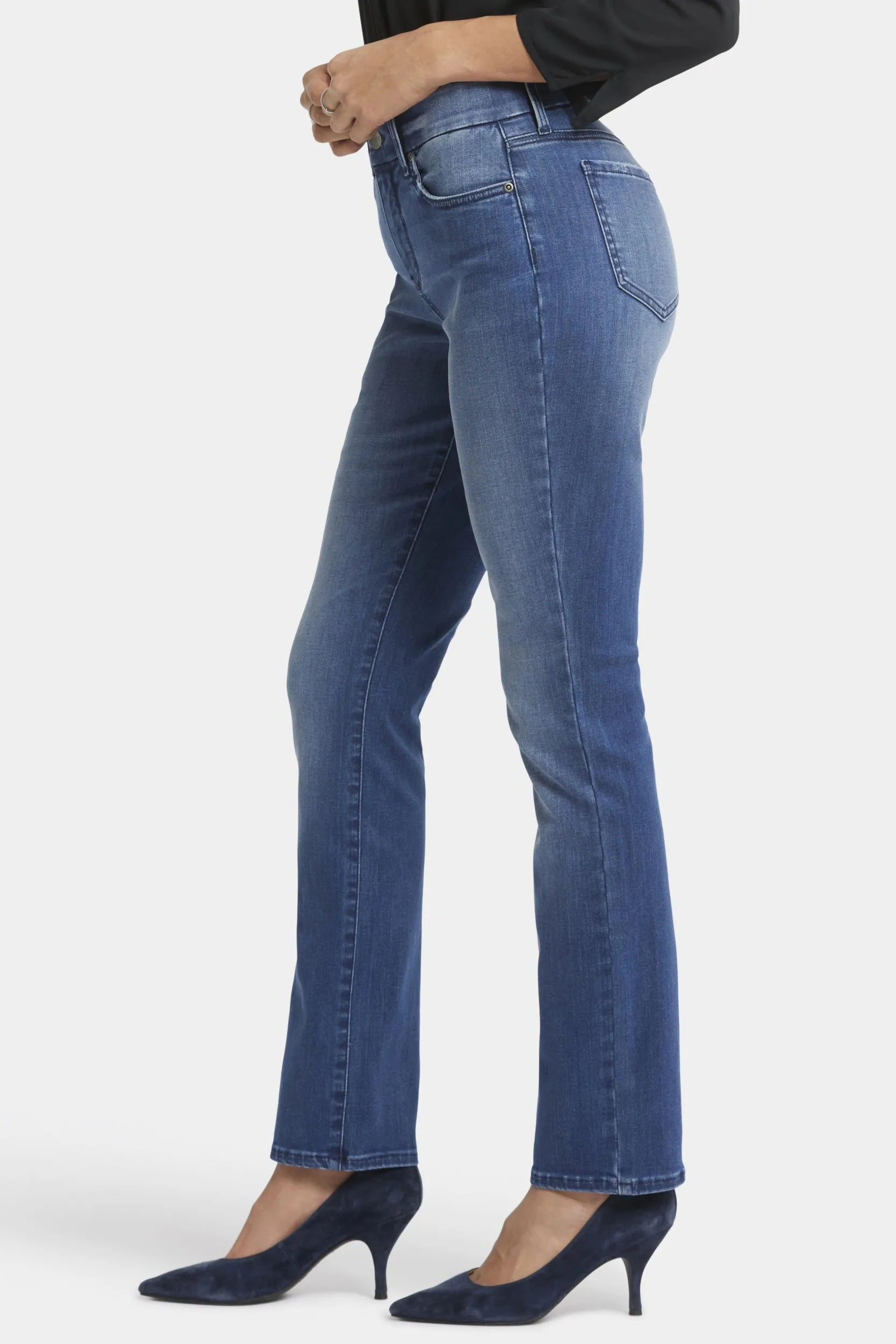 Sheri Slim Jeans Dark Blue Waist-Match™ Denim | Cascade Wave