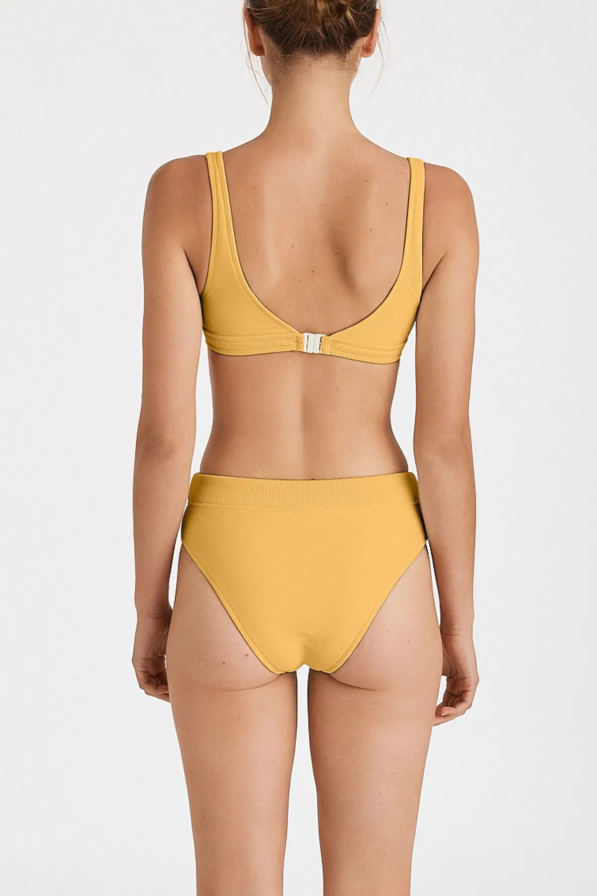 Signature V Waisted Brief - Mango