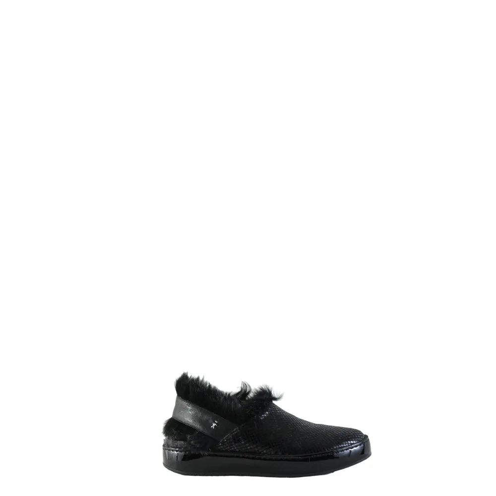 Slip On Fur Poison Black lo