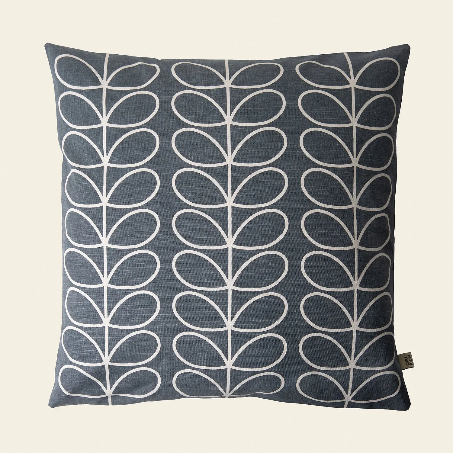 Small Linear Stem Cushion Cool Grey