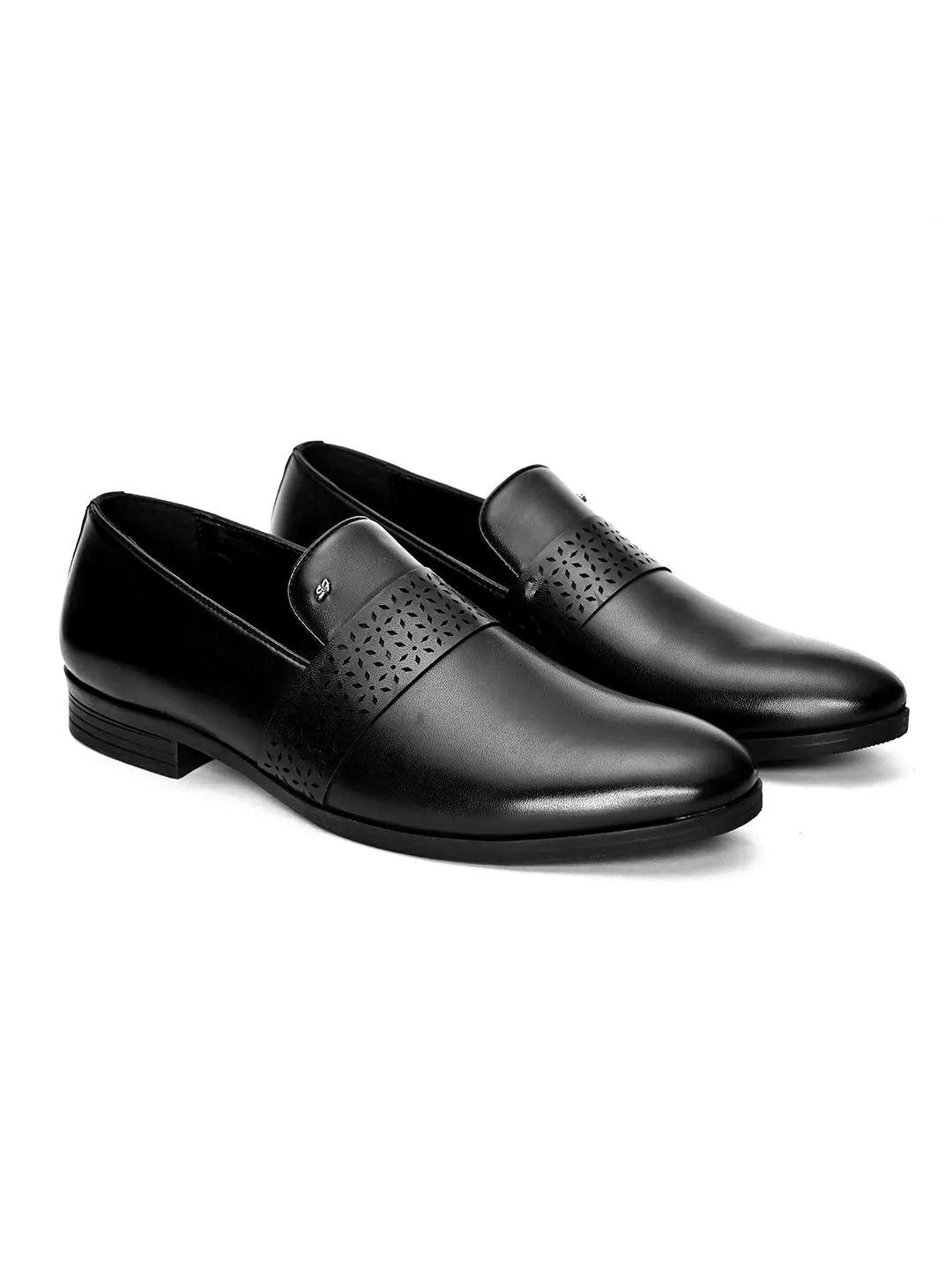 Streak Black Slip-Ons