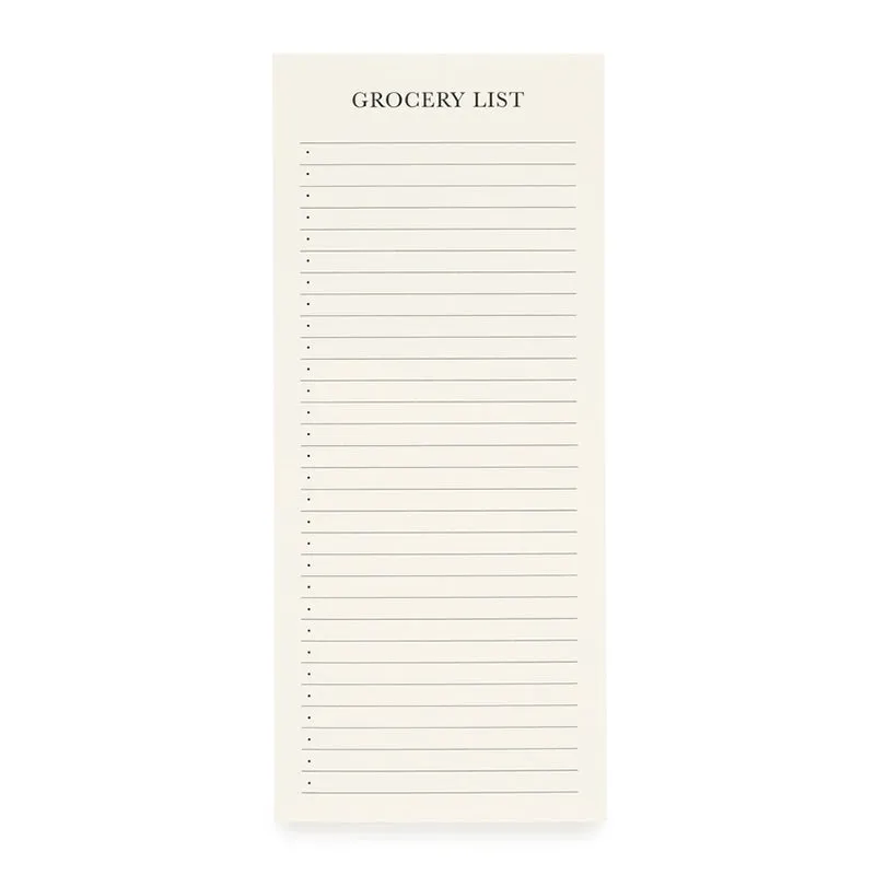 SUGAR PAPER | Magnetic Grocery List Pad