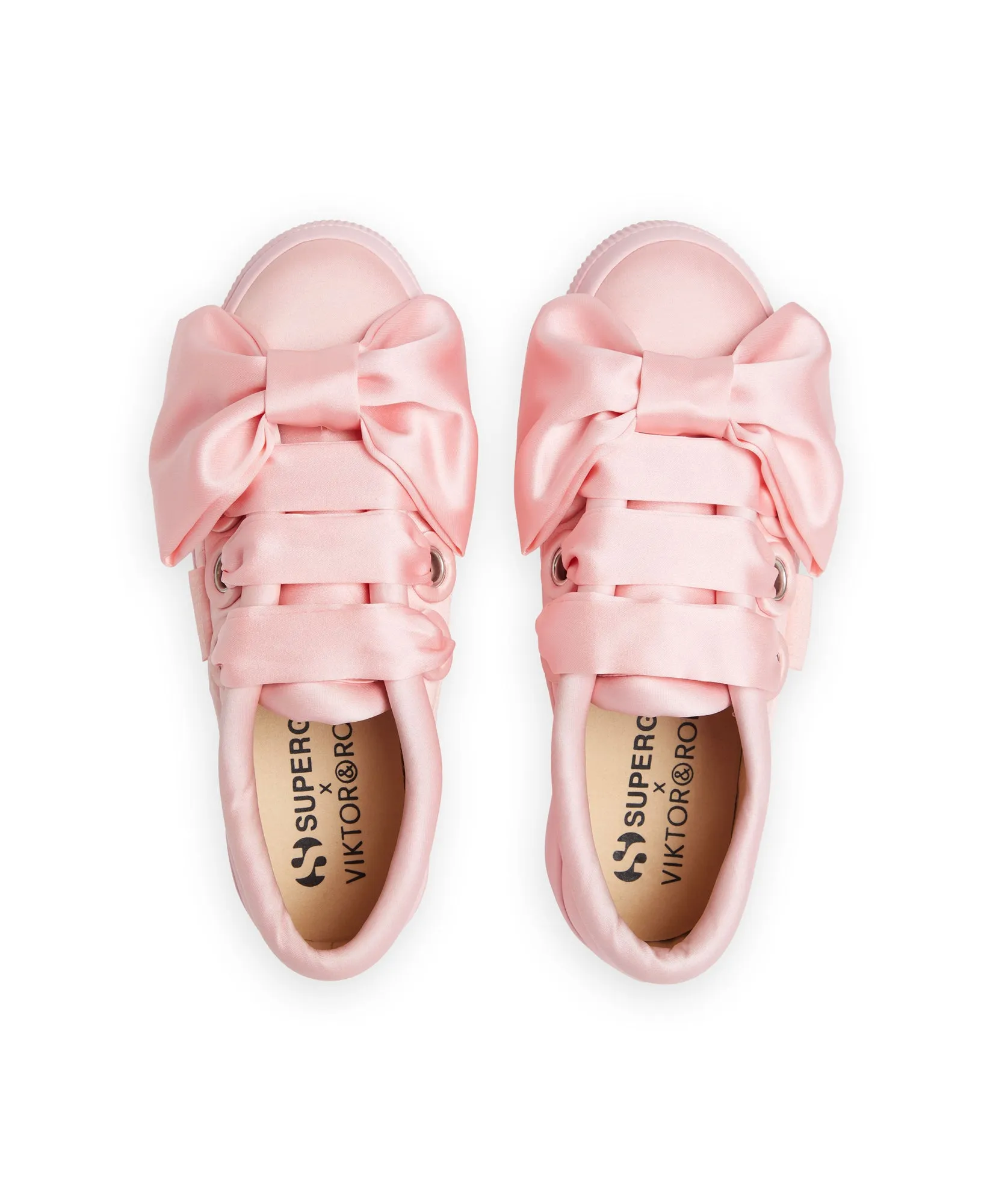 SUPERGA SATIN BOW SNEAKER