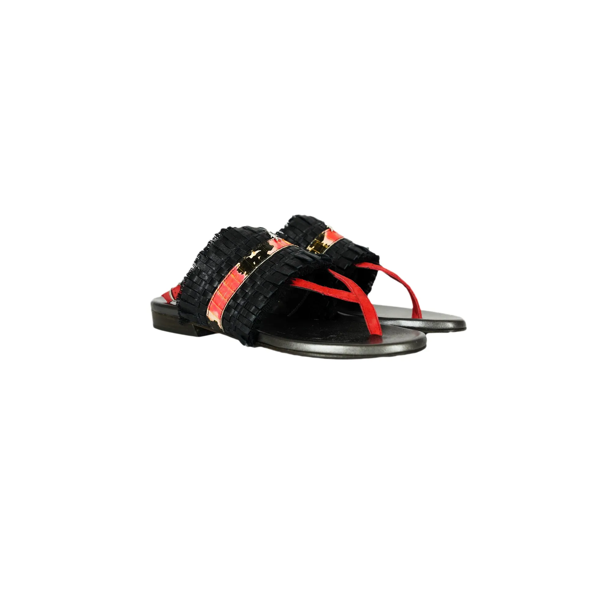 Thong Sandal Intreccio Red