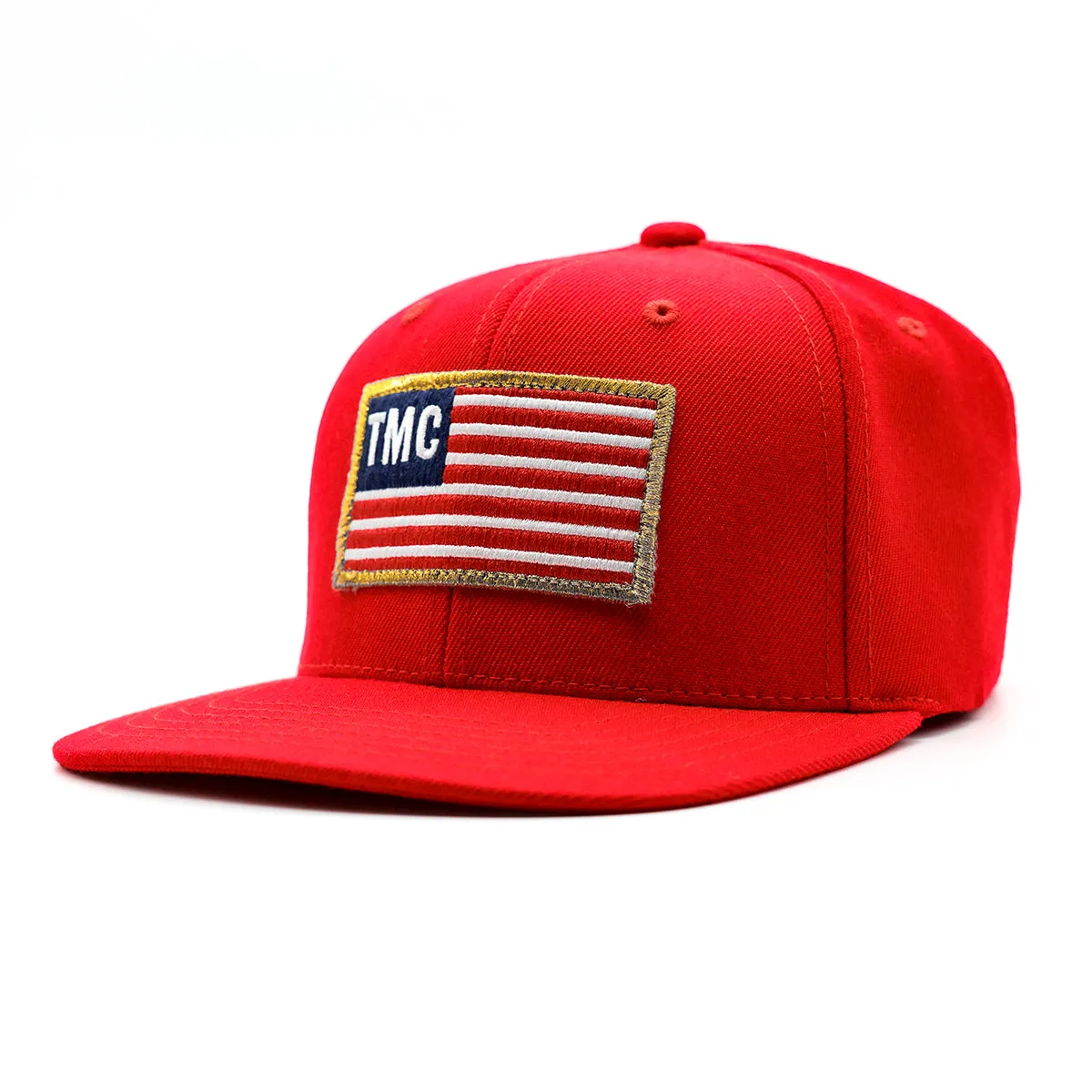 TMC Flag Patch Limited Edition Snapback - Red/Red/White