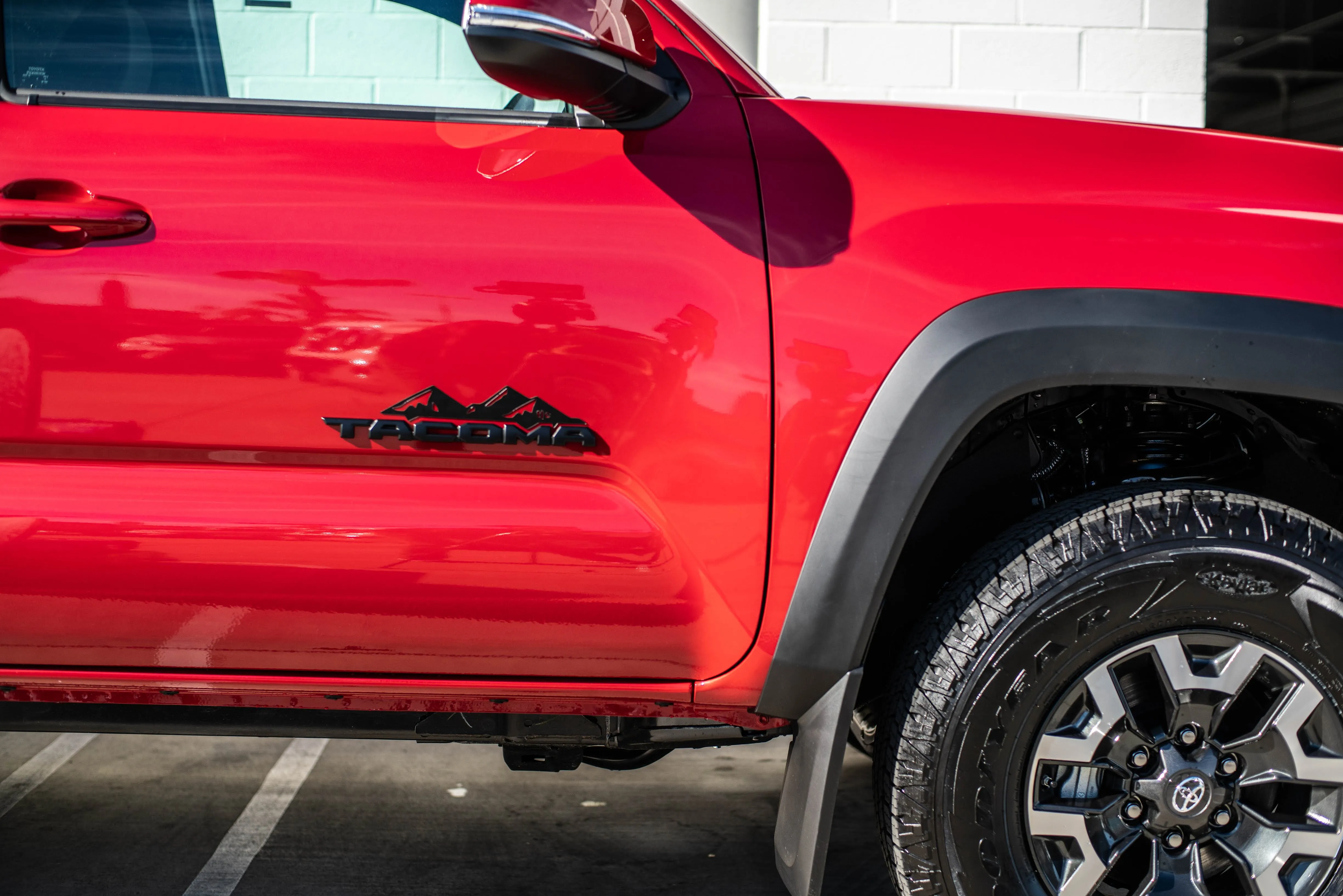 Toyota Tacoma Badge Mountain Range Magnet (2016 )