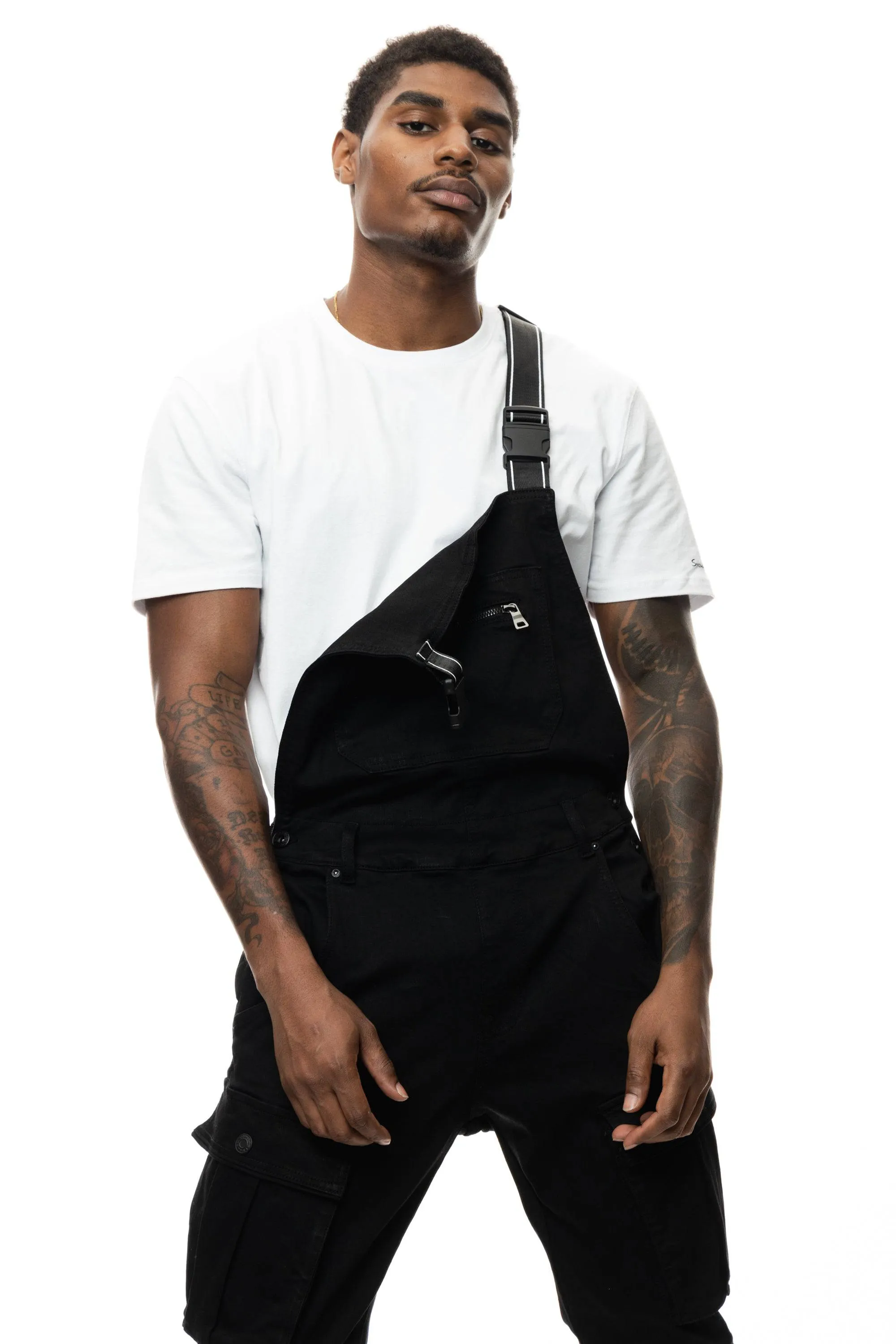 Utility Cargo Overall - Black