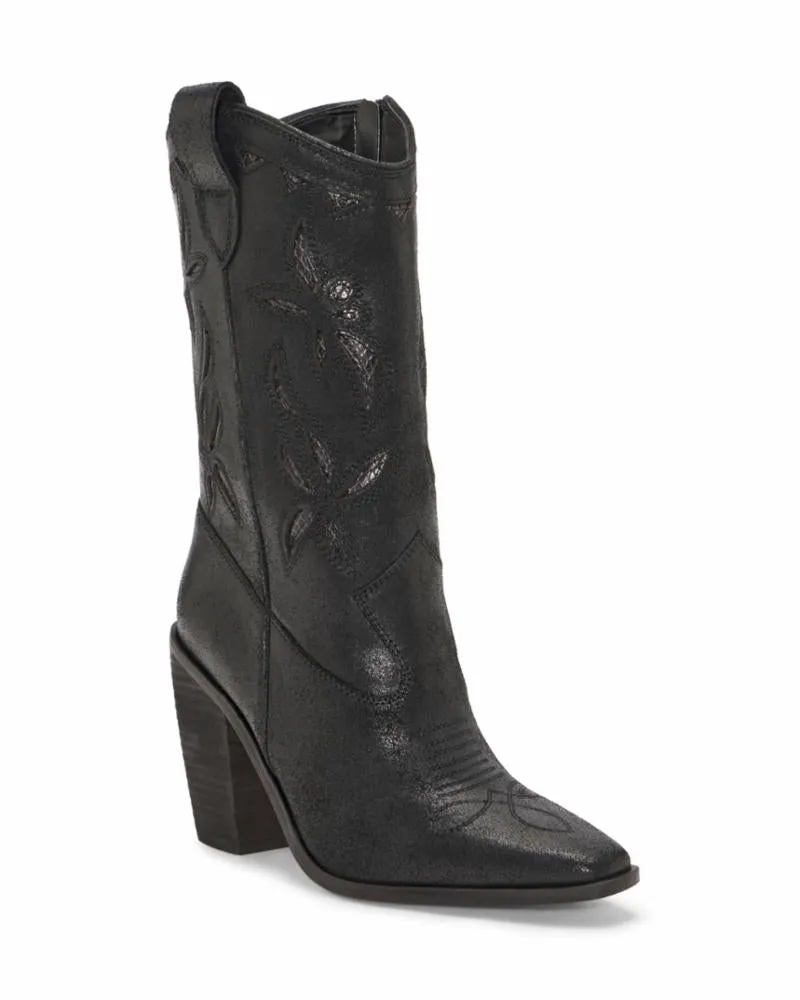 Vince Camuto ALISAH BLACK/RANCH LUX NUVO SNAKE EXO