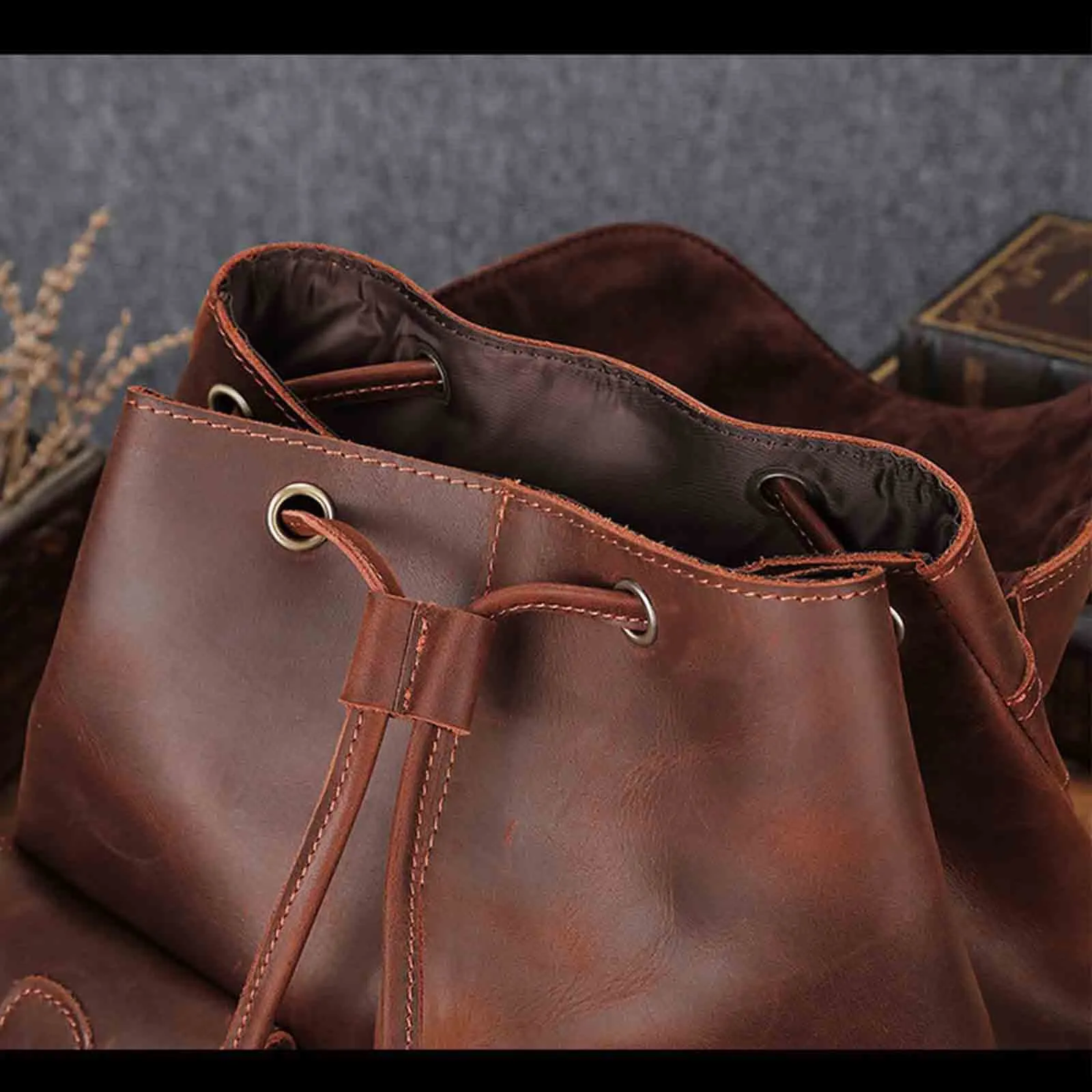 Vintage Genuine Leather Backpacks