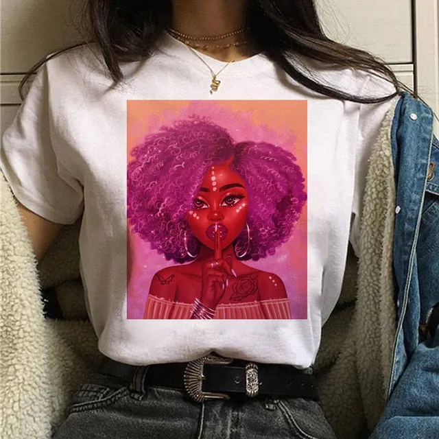 Vogue T Shirt Women Melanin T Shirt