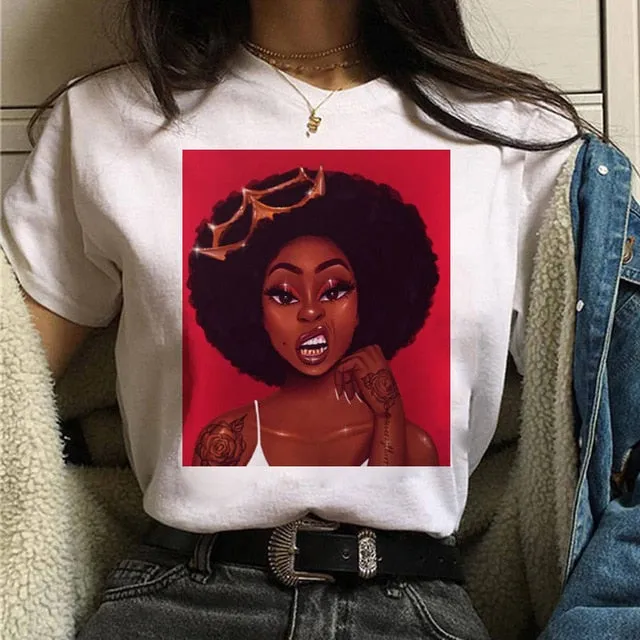 Vogue T Shirt Women Melanin T Shirt