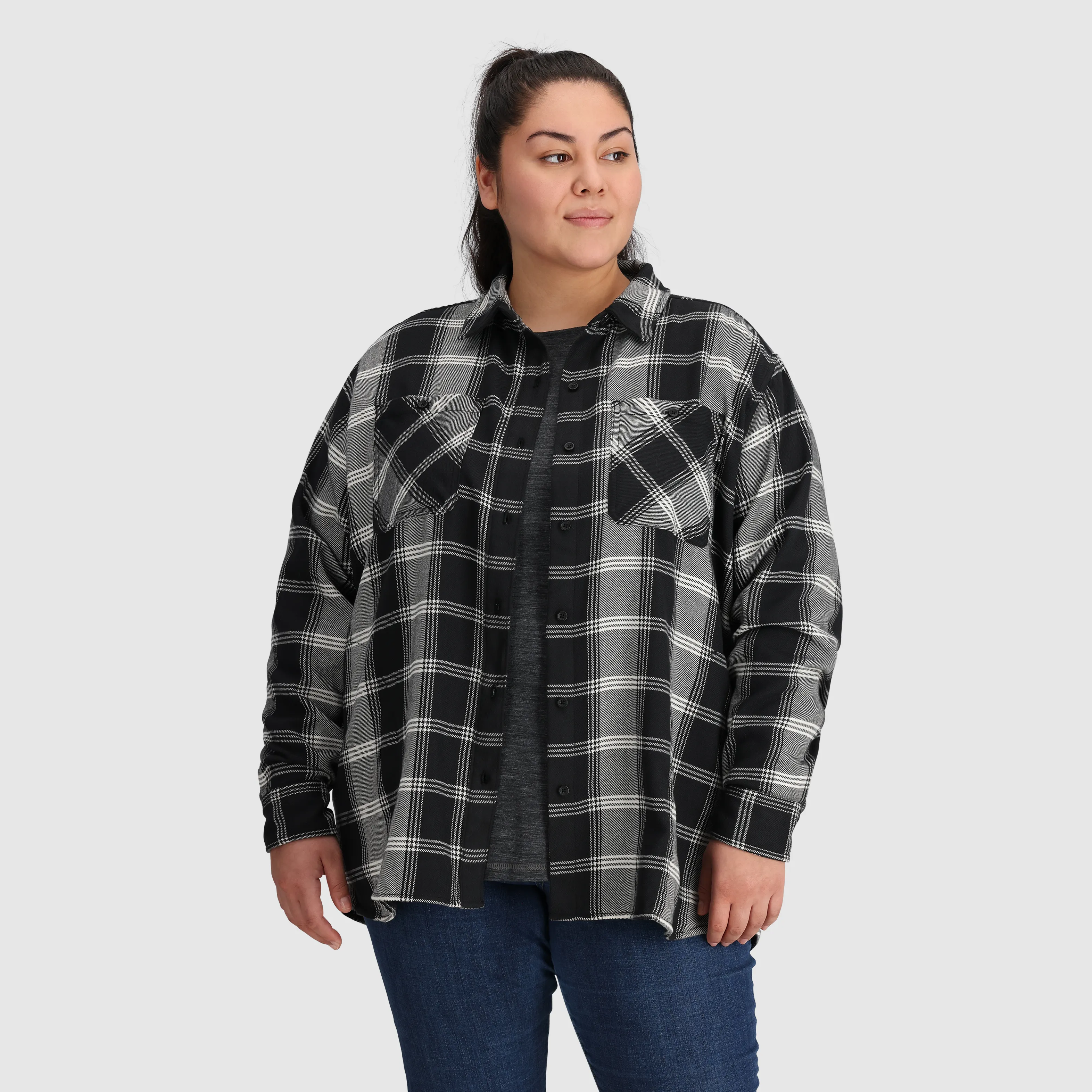 Women's Feedback Flannel Twill Shirt-Plus