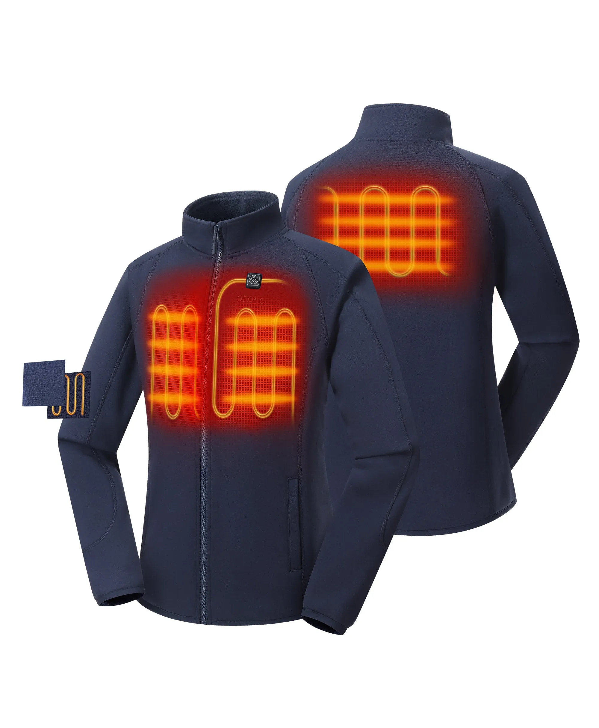 Women's Heated Fleece Jacket - New Colors